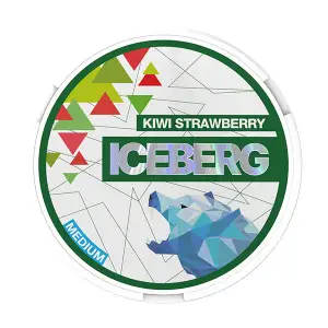 Kiwi Strawberry Light Nicotine Pouches by Ice Berg 20mg/g